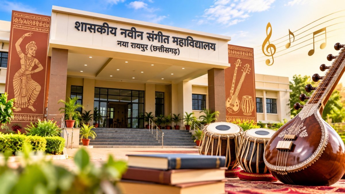 Nava Raipur Music College (Image Source: AI Generated)