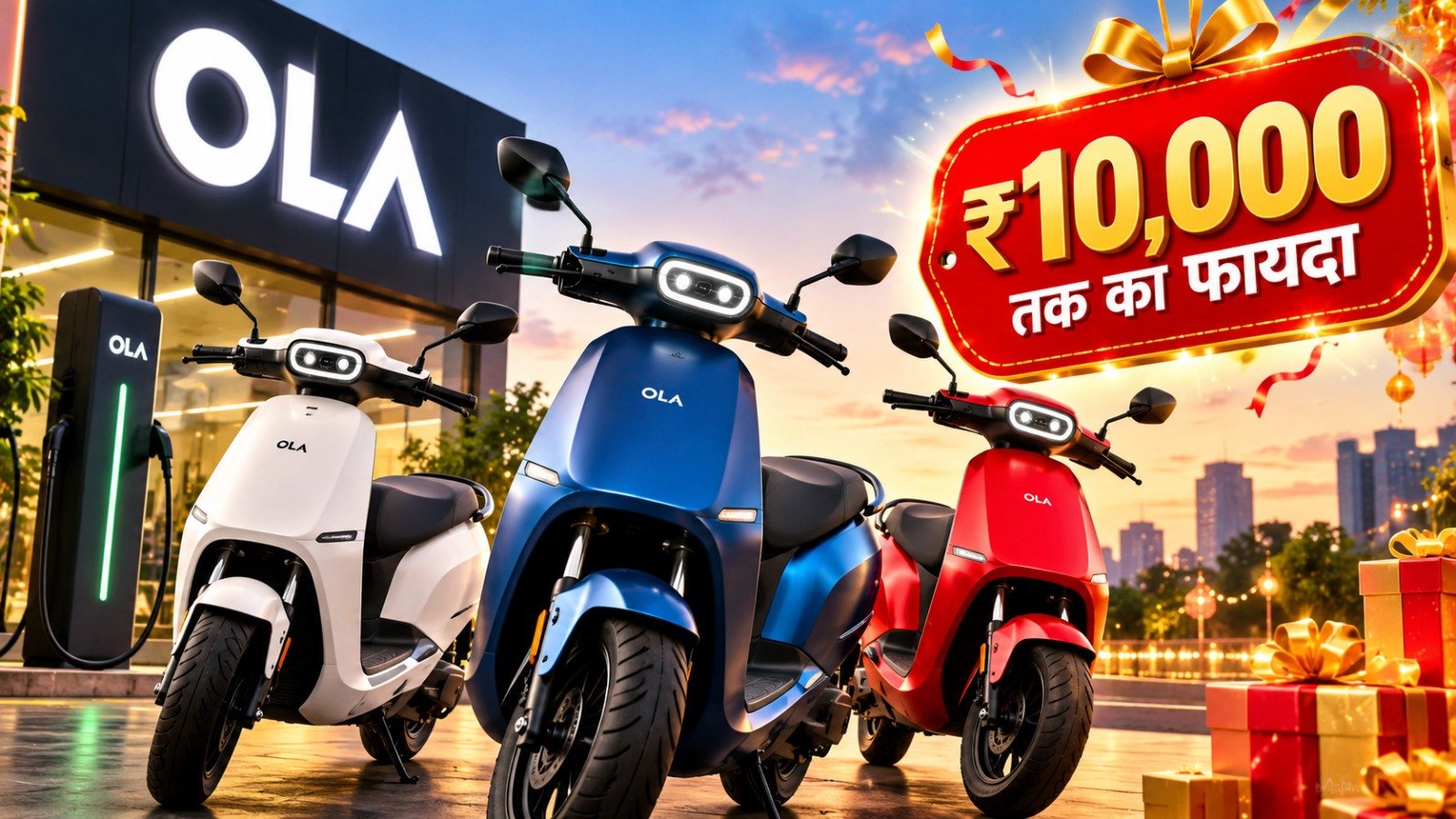 Ola Electric Scooter Offer: इलेक्ट्रिक स्कूटर पर ₹10 हजार तक का फायदा, कीमत ₹79,999 से शुरू