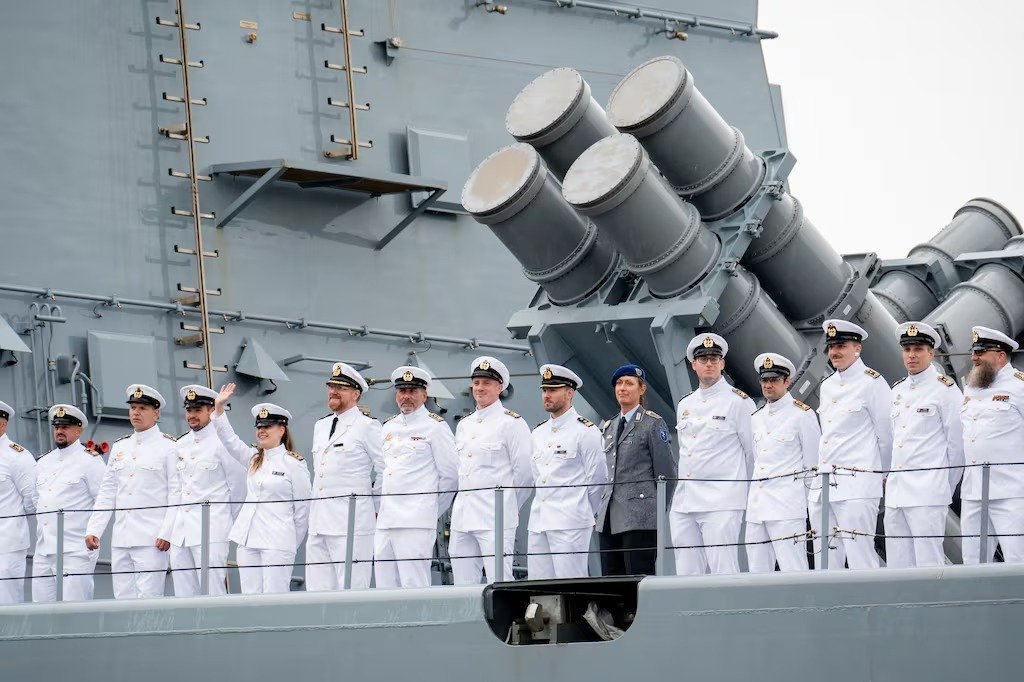 Crew members are on board Nordrhein-Westfalen (Image Source: Social Media)