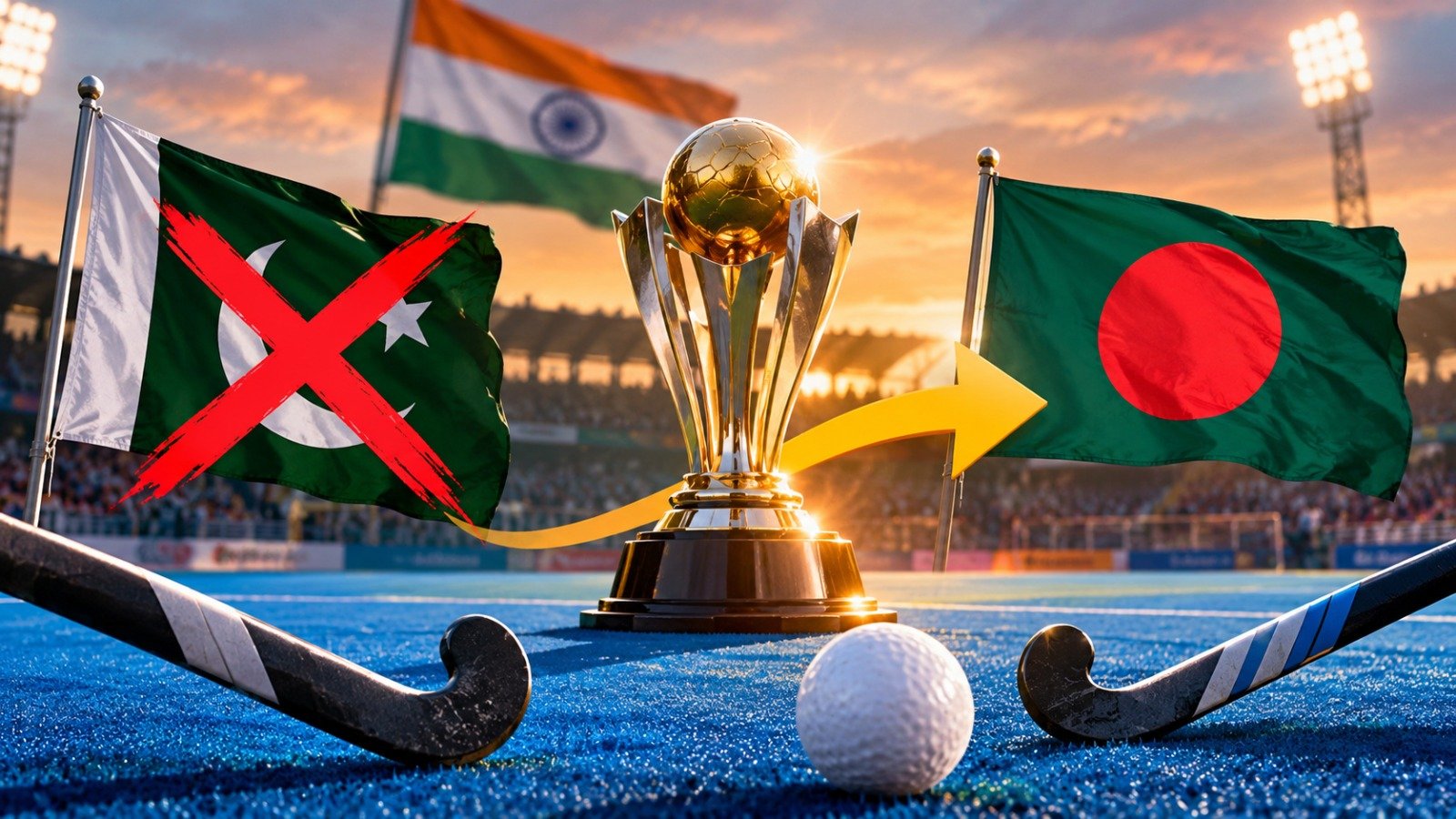 Asian Champions Trophy: हॉकी टूर्नामेंट में बड़ा बदलाव, पाकिस्तान की जगह बांग्लादेश खेलेगा