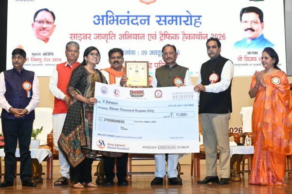 Cyber Security: छत्तीसगढ़ पुलिस के अभियान से 1.70 करोड़ लोग हुए साइबर जागरूक
