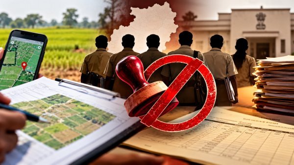 Patwari Suspension: डिजिटल फसल सर्वेक्षण में लापरवाही पड़ी भारी, महासमुंद के 5 पटवारी सस्पेंड