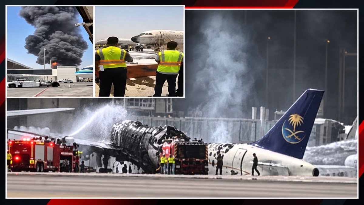 The scene after the attack on the airport (Image Source: social media)