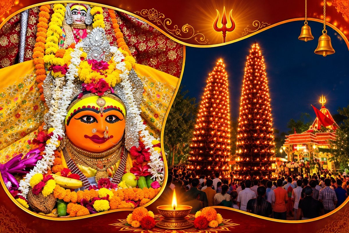 Maa Harsiddhi Temple Navratri  (Image Source: Keertiman Media)