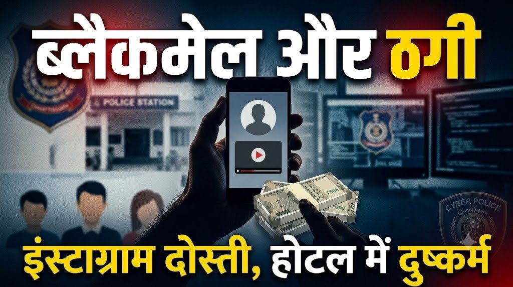 Blackmailing Case: इंस्टाग्राम पर दोस्ती कर युवती से दुष्कर्म और 2.19 लाख की ठगी, आरोपी गिरफ्तार