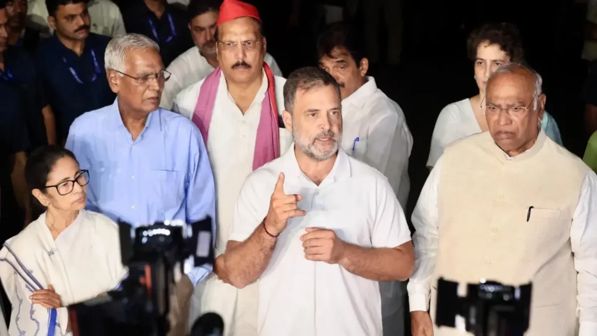 Political controversy over Rahul Gandhi statement (Image Source: social media)