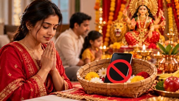 Navratri Digital Fasting: नवरात्र में अन्न के साथ मोबाइल का भी व्रत रखें, 9 दिन डिजिटल फास्टिंग की डॉक्टरों ने दी सलाह