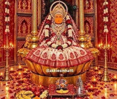 Maa Bamleshwari Temple evening Maha Aarti on Navratri Day 2(Image Source: Social Media)