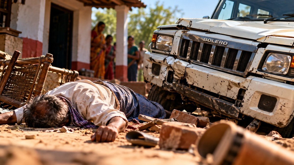 Man dies after being hit by a Bolero (Image Source: AI Photo)