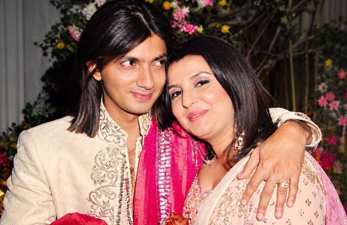 A picture of Farah Khan and her husband Shirish Kunder (Image Source: Social Media)