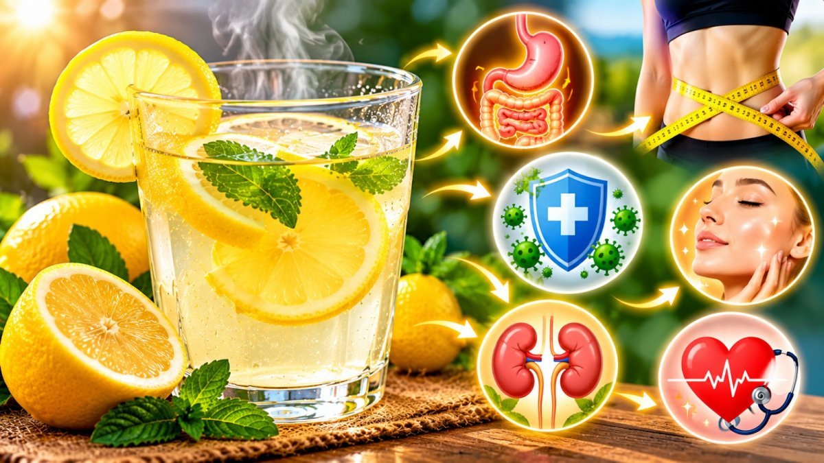 Benefits of Lemon Water (Image Source: AI Generated)