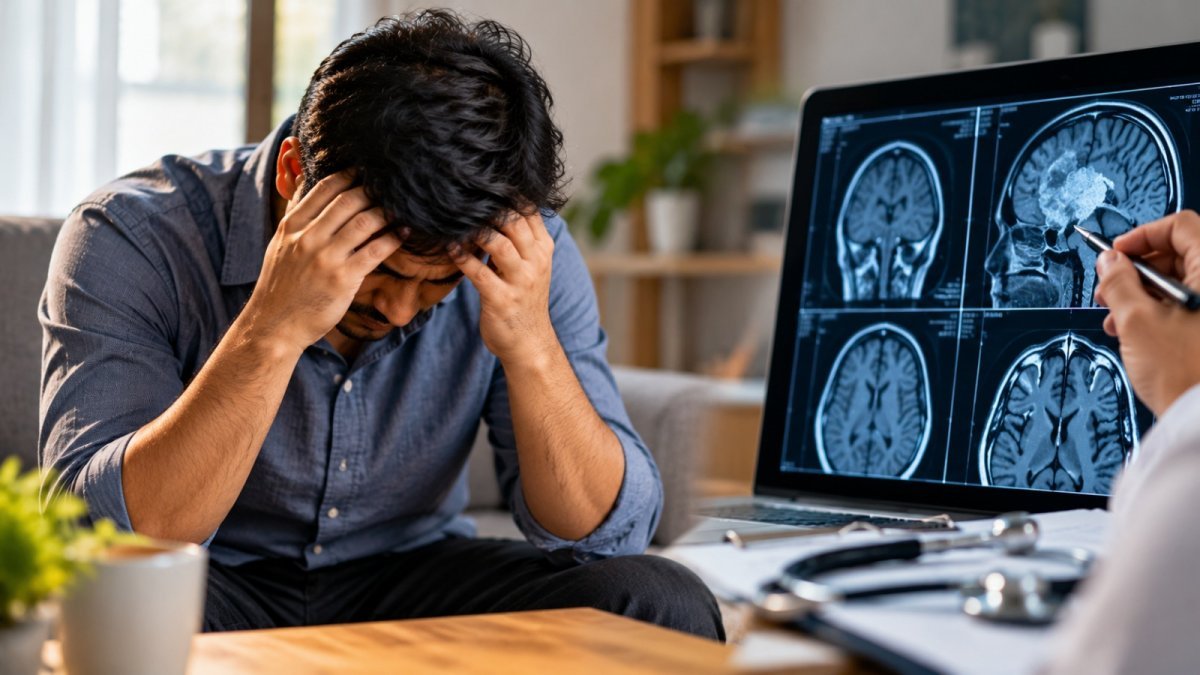 Brain Tumor Warning Signs (Image Source: AI Generated)