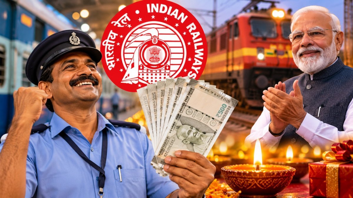 Announcement of a 78-day bonus for railway employees (Image Source: AI Photo)