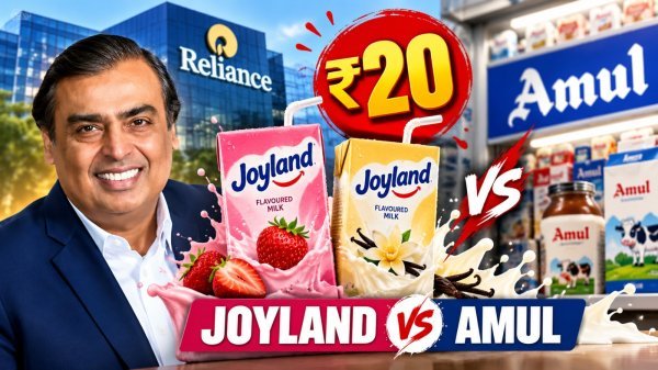 Reliance Joyland: मुकेश अंबानी ने लॉन्च किया ₹20 का फ्लेवर्ड मिल्क, Amul से होगा मुकाबला