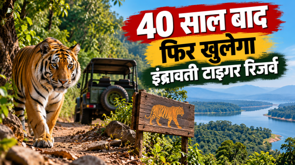 Wildlife Tourism: छत्तीसगढ़ के इंद्रावती टाइगर रिजर्व में फिर शुरू होगा पर्यटन