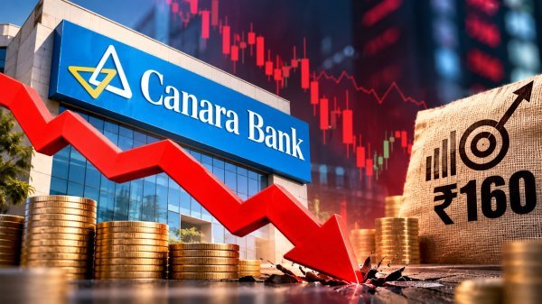 Canara Bank Share: अच्छे तिमाही नतीजों के बाद भी 6% से ज्यादा गिरा शेयर, ₹160 का टारगेट