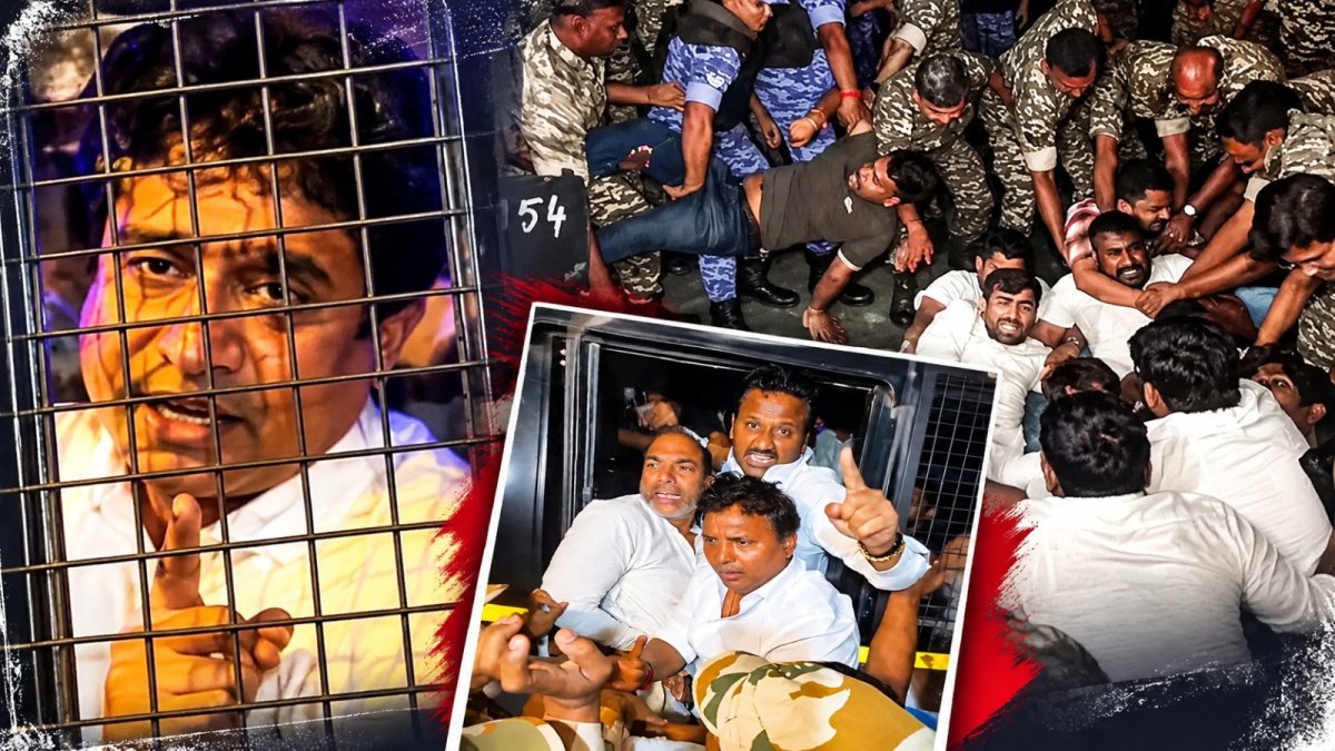 The police arrested the protesters (Image Source: Keertiman Media)