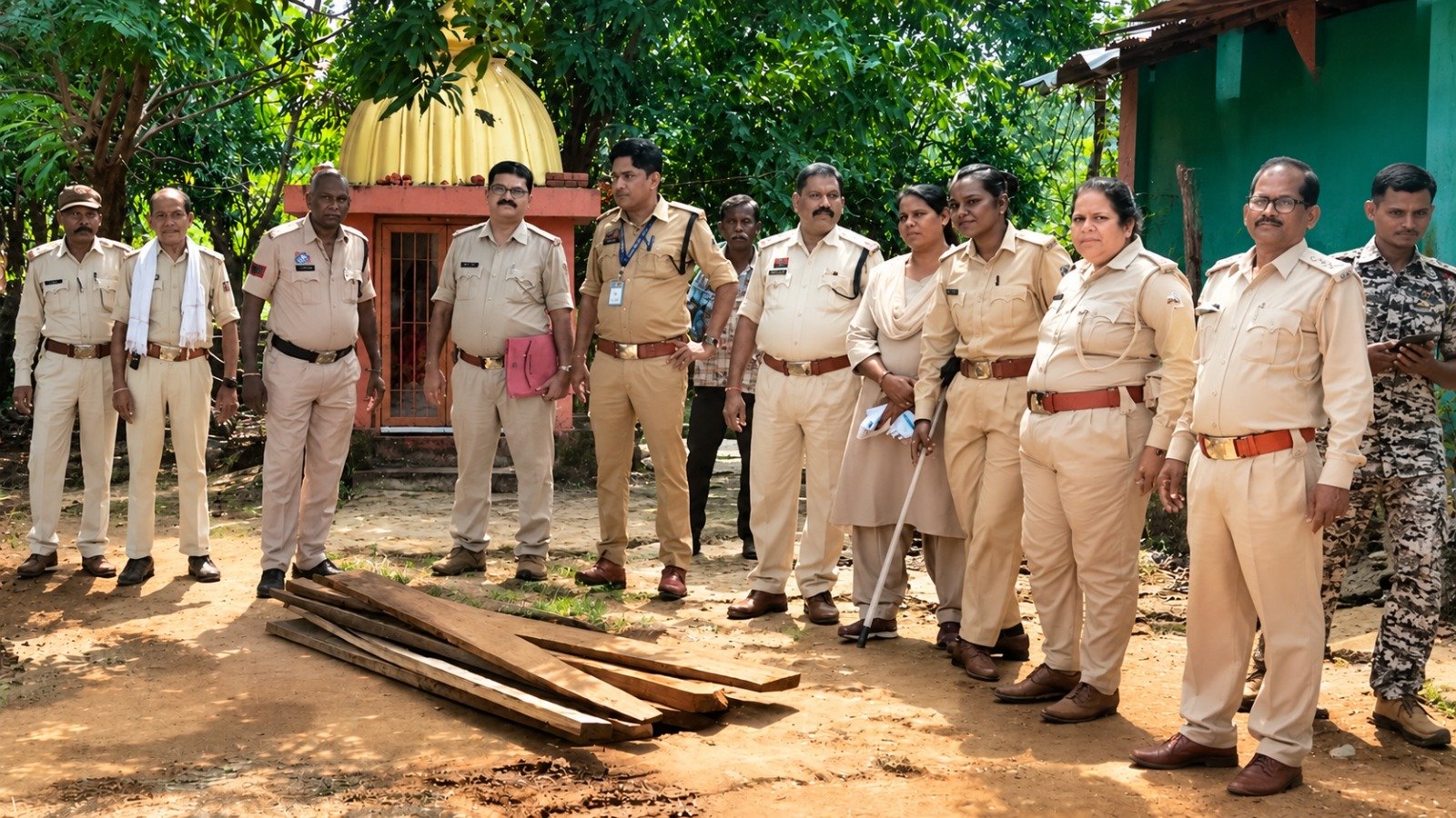 CG News: बिलासपुर में अवैध लकड़ी कारोबार का खुलासा, 31 नग सागौन बरामद