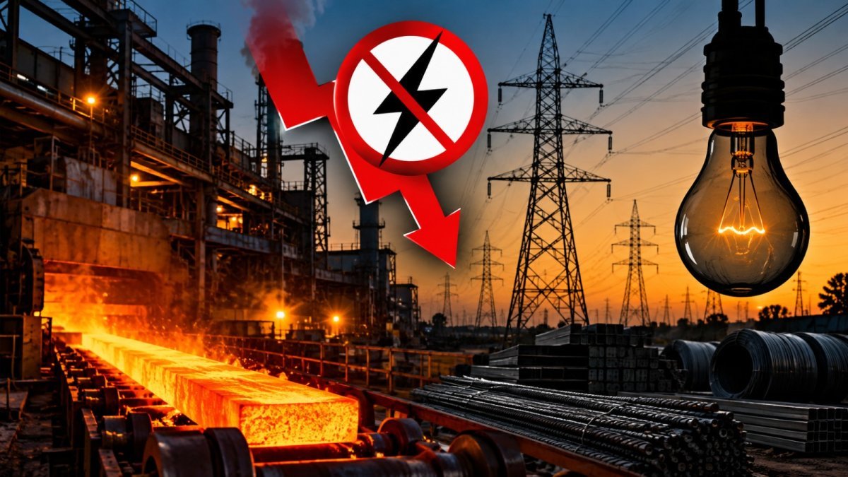 Mini steel plants in Chhattisgarh affected by power cuts(Image Source: AI Photo)