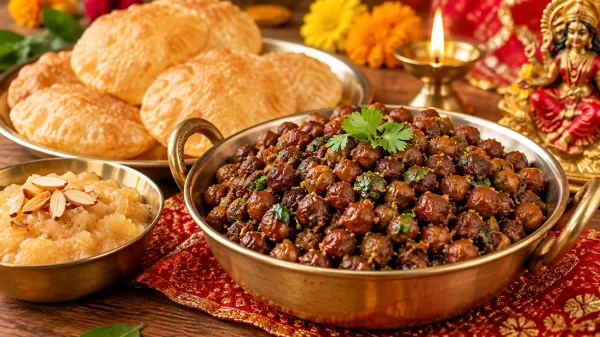 Navratri Special Recipy: अष्टमी नवमी पर बनाएं हलवा पूड़ी के साथ स्वादिष्ट काले चने, जानें सबसे आसान तरीका