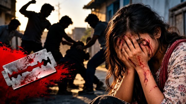 Crime News: तालापारा में युवती के चेहरे पर ब्लेड से हमला, डायलिसिस पीड़ित मासूम भाई का दबाया गला