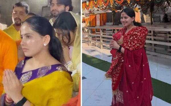 Jaya Kishori Traditional Look: साड़ी से शरारा तक, हर लुक में दिखी सादगी