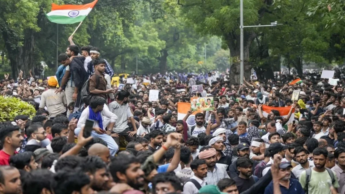Protest against the Election Commission