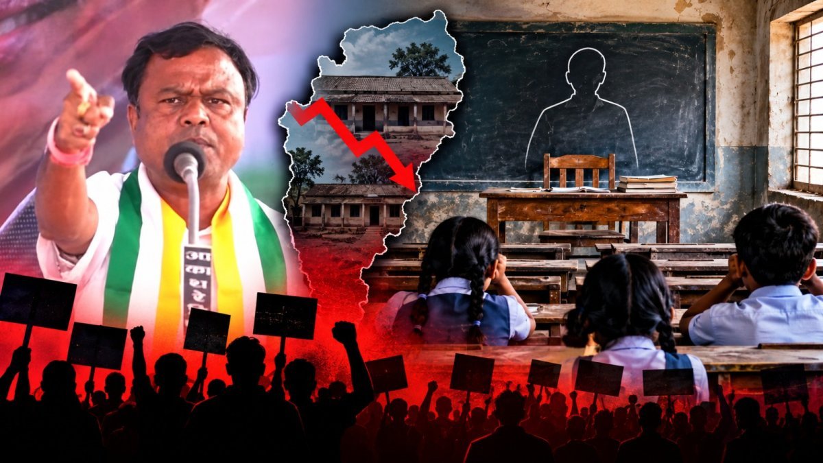 Targeted the BJP government over teacher recruitment (Image Source: AI Photo)