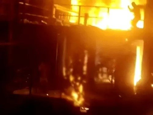 Death caused by falling molten iron (Image Source: social media)