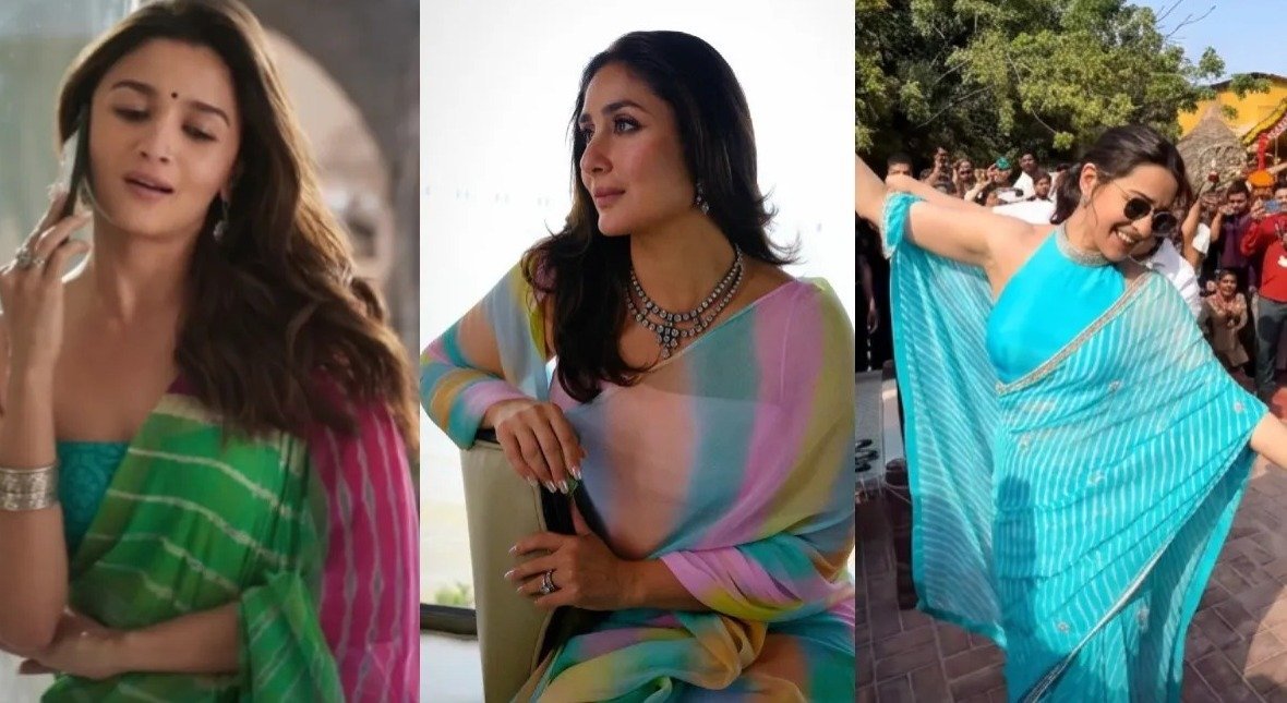 Leheriya looks from Kareena to Alia (Image Source: Social Media)