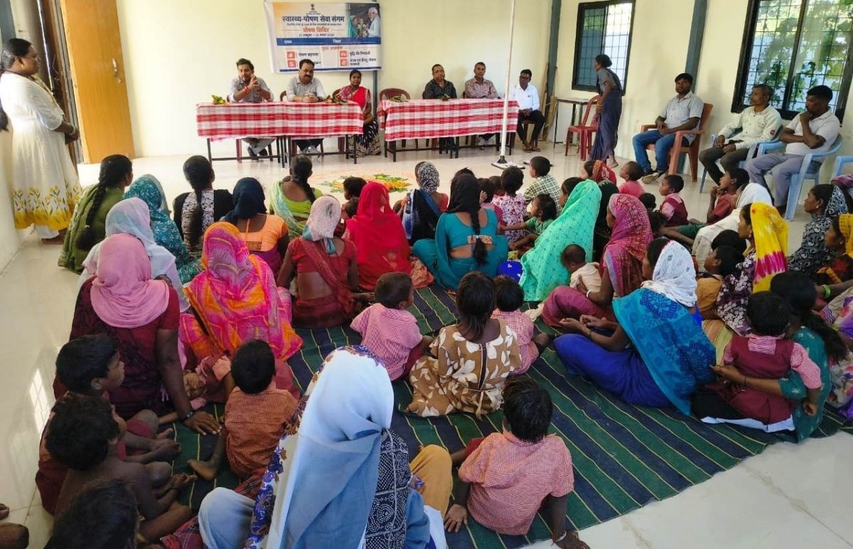 Health and Nutrition Camp in Shankargarh(Image Source: CGDPR)