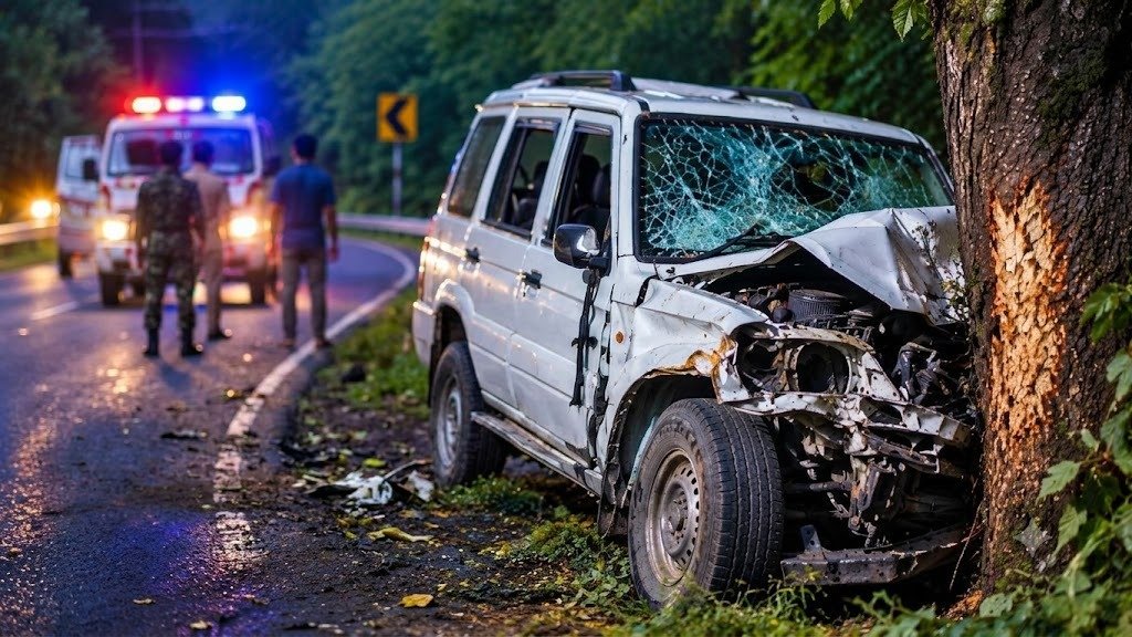 Road Accident: केशकाल में अनियंत्रित बोलेरो पेड़ से भिड़ी, एक जवान की मौत, पांच घायल