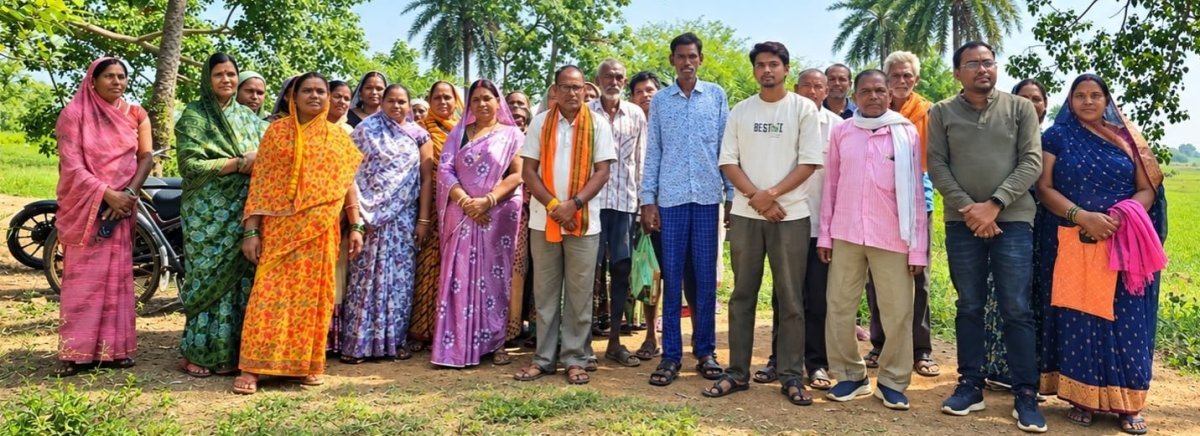 Bhansoj village land worship ceremony (Image Source: Keertiman Media)