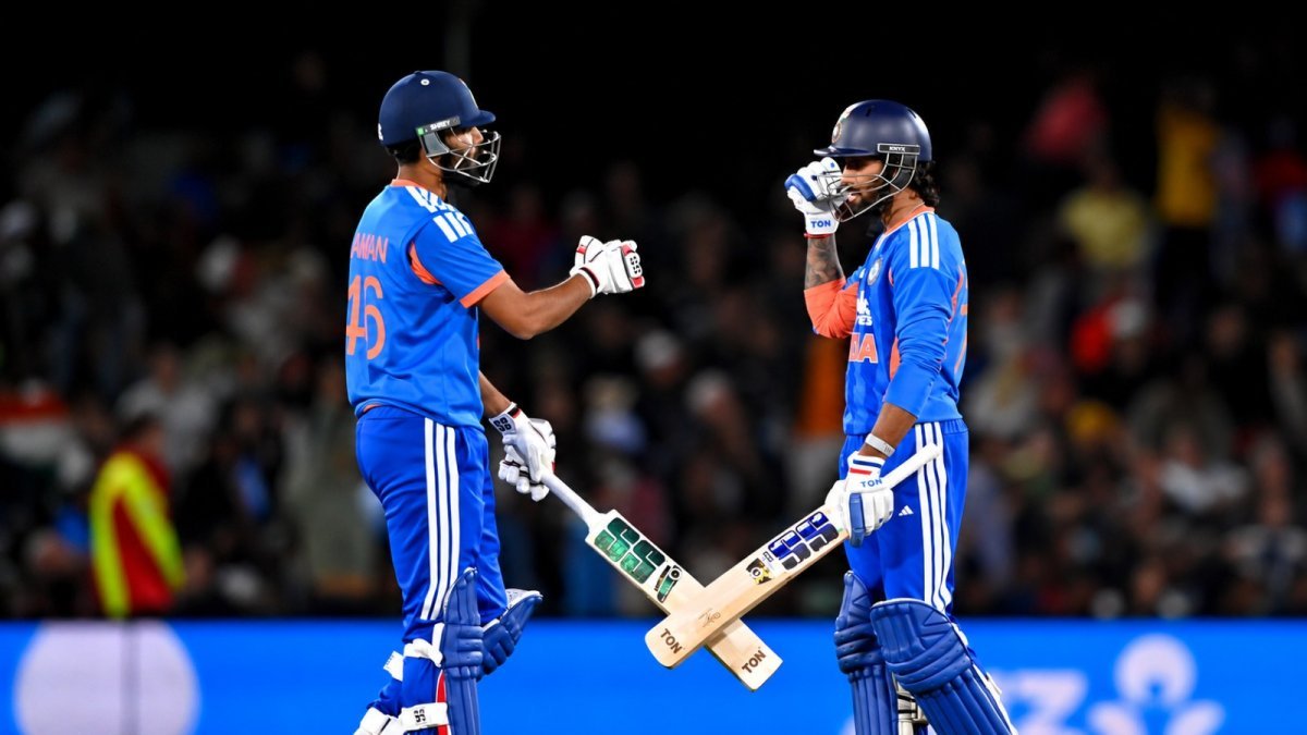 Tilak Varma during India vs New Zealand 2nd T20 match(Image Source: Social Media)