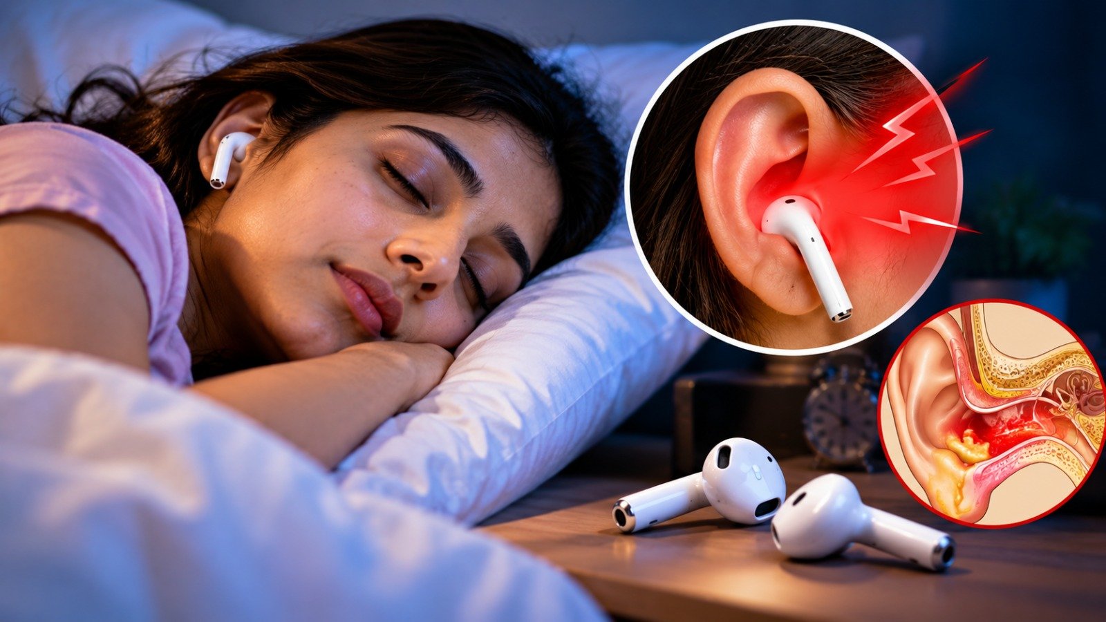 Health Tips: रात में ईयरबड्स लगाकर सोने की आदत आपके कानों के लिए कितनी खतरनाक है? जानिए जरूरी बातें