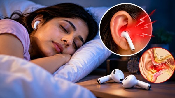 Health Tips: रात में ईयरबड्स लगाकर सोने की आदत आपके कानों के लिए कितनी खतरनाक है? जानिए जरूरी बातें