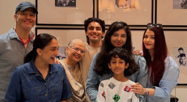 Celebrity Family Photos: बेटी आराध्या संग ट्विनिंग करती दिखीं ऐश्वर्या, मां की परछाई लगीं लाडली