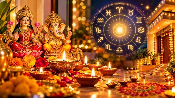 Diwali 2026: जानें लक्ष्मी पूजा का शुभ मुहूर्त, दीप जलाने के नियम और 12 राशियों पर प्रभाव