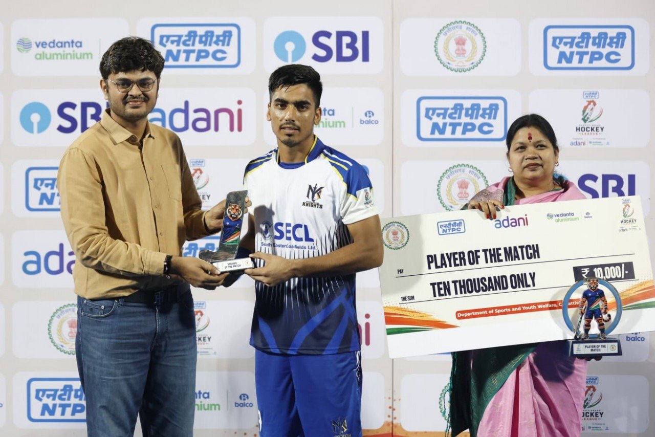 CG Hockey League: न्यायधानी नाइट्स का शानदार प्रदर्शन, बैलाडीला बुल्स को 4-1 से हराया