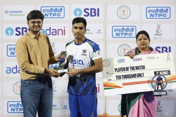 CG Hockey League: न्यायधानी नाइट्स का शानदार प्रदर्शन, बैलाडीला बुल्स को 4-1 से हराया