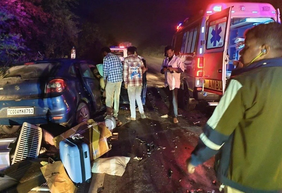 Accidents in Balod-Dhamtari 3 dead(Image Source: Social Media)