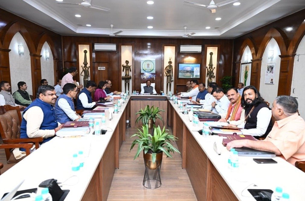 Chhattisgarh Cabinet Meeting(Image Source: CGDPR)