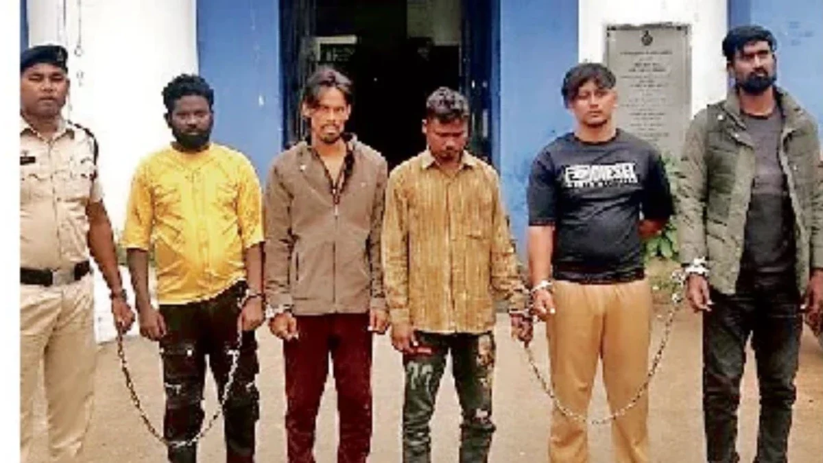Accused arrested in a robbery case (Image Source: Keertiman Media)