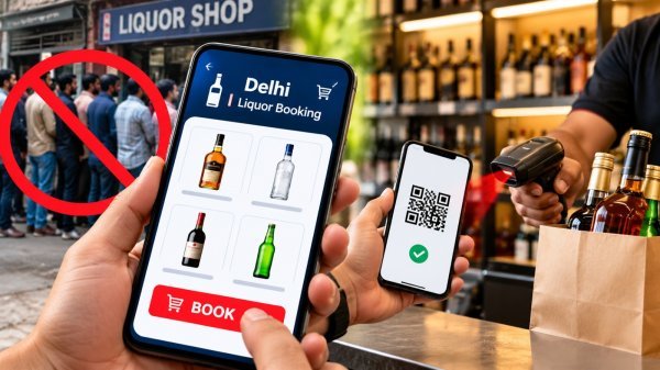 Delhi Liquor Booking App: अब लाइन में लगने की झंझट खत्म, मोबाइल ऐप से ऐसे बुक करें अपनी पसंद की शराब