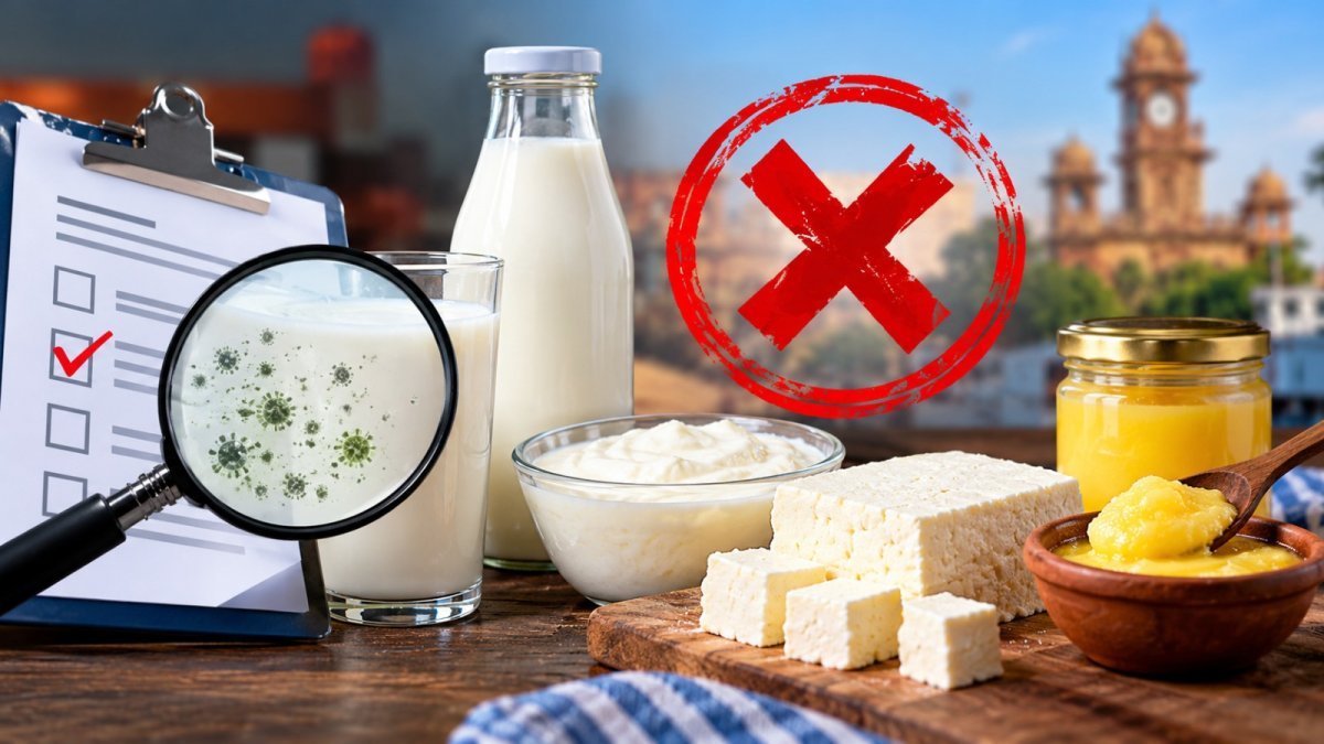 Milk and ghee samples fail in Bilaspur(Image Source: AI Photo)