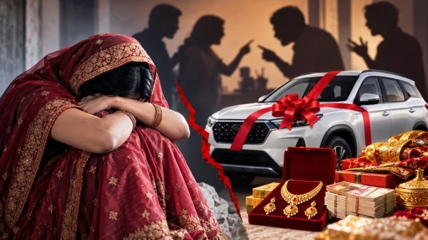 Crime News: दहेज में कार नहीं मिलने पर विवाहिता से मारपीट, पति समेत 4 पर FIR