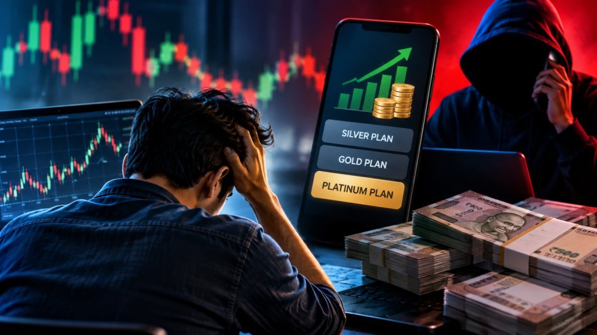 Cyber ​​fraud of ₹8 lakh in the name of the stock market (Image Source: AI Photo)