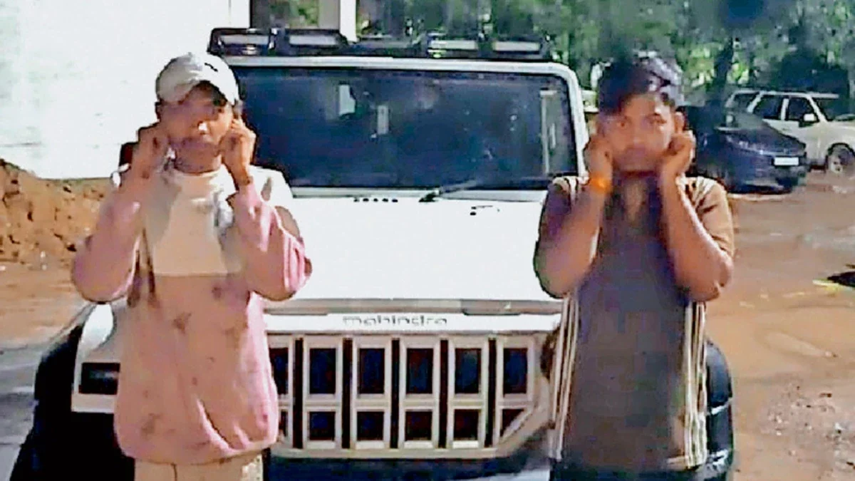 Police action in the viral reel case (Image Source: social media)