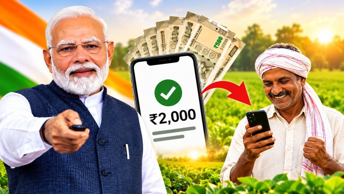 The PM will release the 24th installment for farmers today (Image Source: AI Photo)