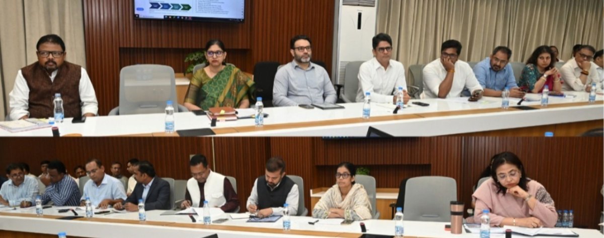 Chhattisgarh Chief Secretary Review Meeting(Image Source: CGDPR)